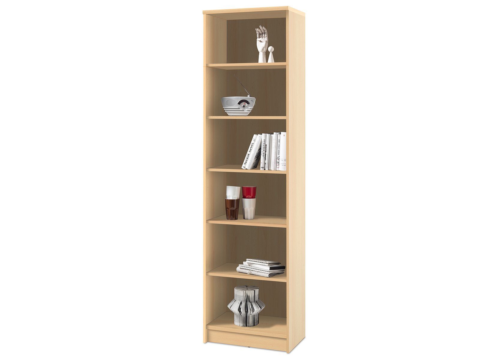 PREISBRECHER Regal Olli, 54 x 198 x 34 cm (B/H/T)