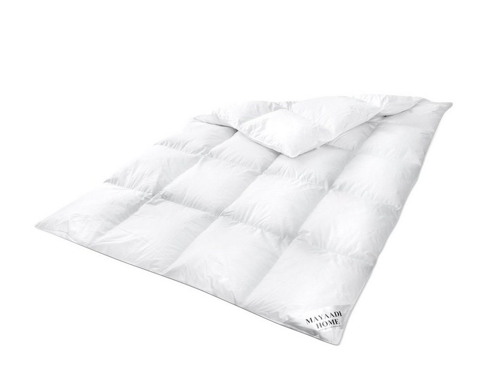 Daunenbettdecke, »HS40 Decke 155×220 cm 1800 Gramm Daunendecke Bettd«, Mayaadi Home, Füllung: 70% Daunen, 30% Federn, Bezug: Baumwolle