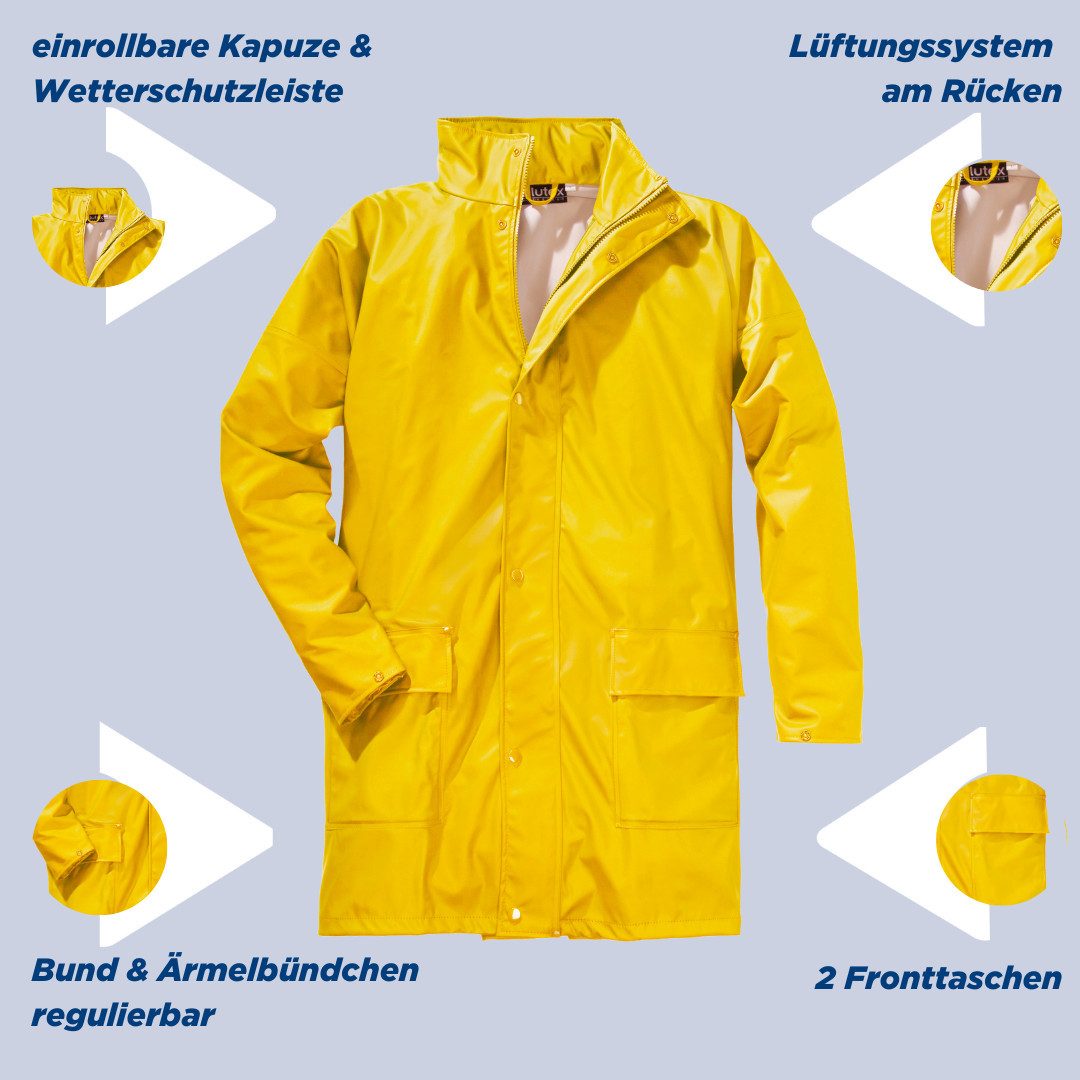 SCHEIBLER WORKWEAR Regenjacke PU wasserdicht und günstig online kaufen