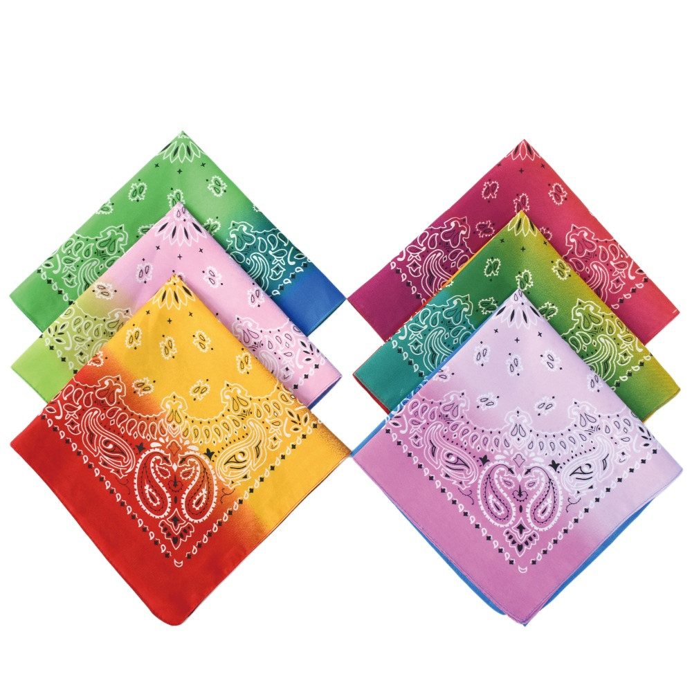 nsihing Kopftuch 6er-Set Bandana, vielseitig einsetzbares Haartuch mit Paisley-Print, Unisex-Kopftuch, Bandanas, Stirnband, Cowboy-Accessoires