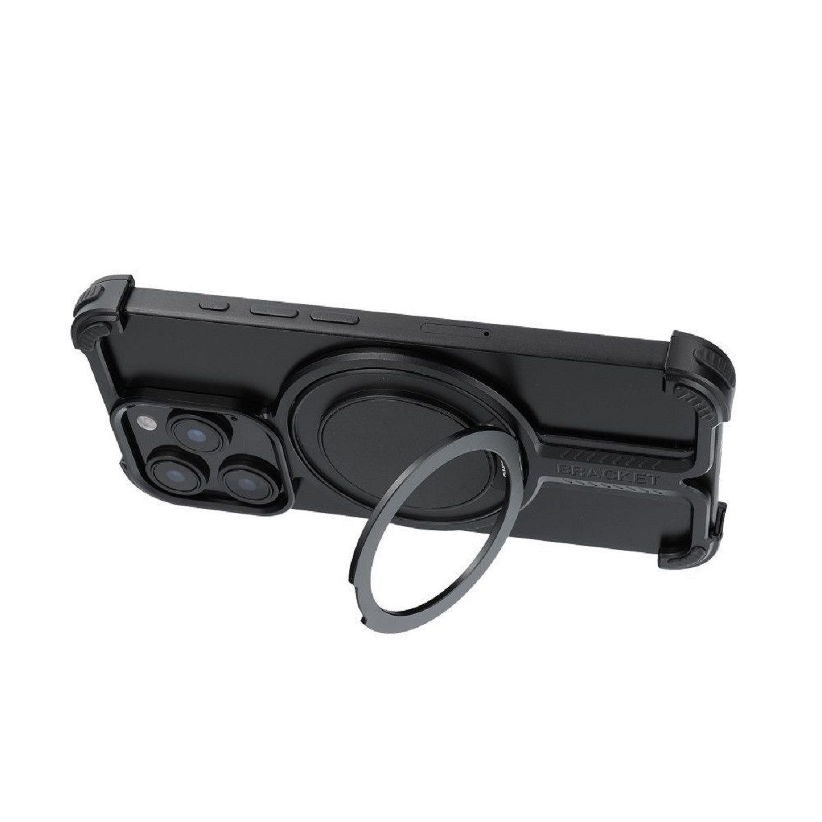 COFI 1453 Handyhülle Bracket Case Robuste Aluminium-Handyhülle mit integriertem Ringständer