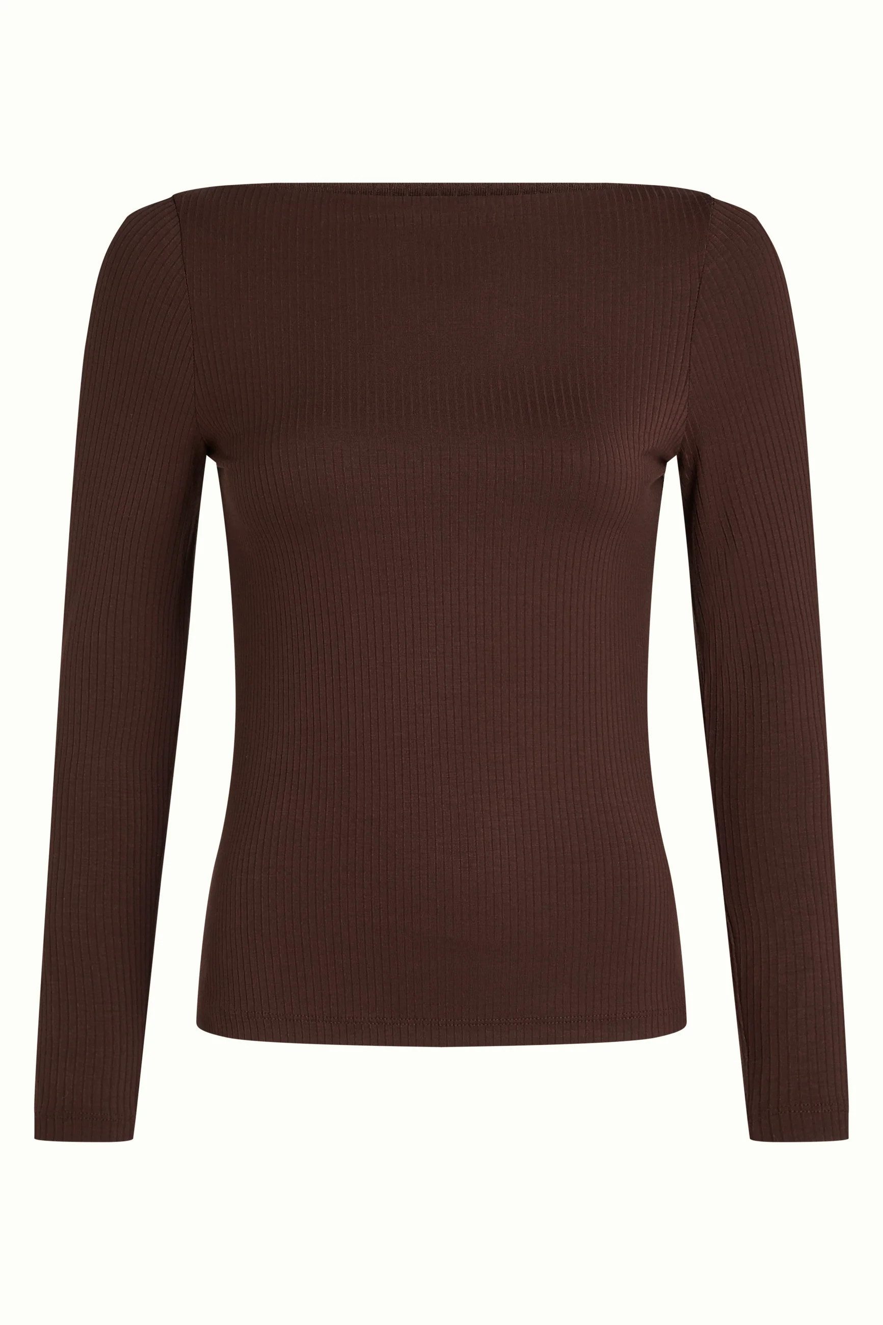 King Louie Langarmshirt Marina Top Uni Rib