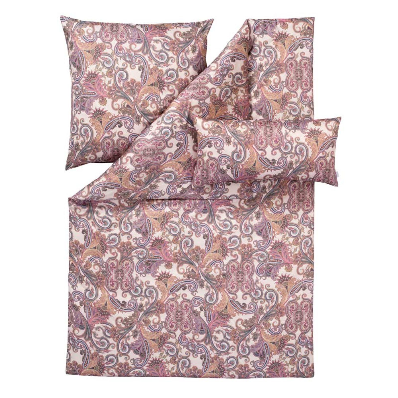 Estella Bettwäsche Estella Mako Jersey Bettwäsche 135x200 Ornelio Paisley beige bunt, Mako-Jersey, 2 teilig, für Sommer und Winter