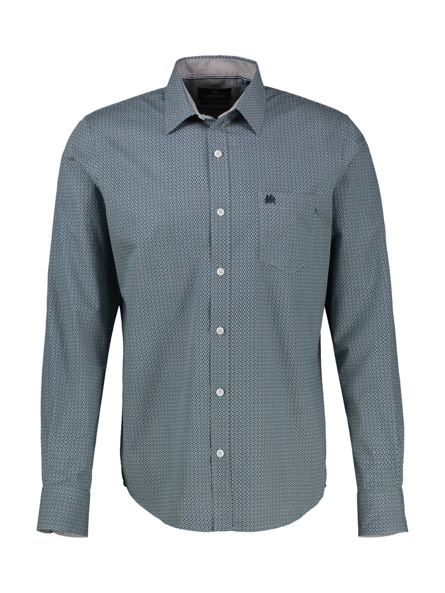 LERROS Kurzarmhemd 25D1008 regular fitUnder-Button-Down