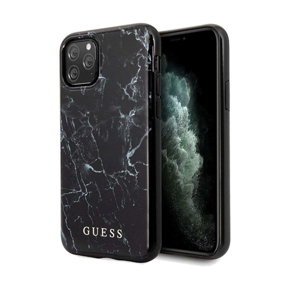 Guess Handyhülle »Guess Marble Collection Apple iPhone 12 5.4 Schwarz  Marmor Hard Case Cover Schutzhülle Etui« online kaufen | OTTO