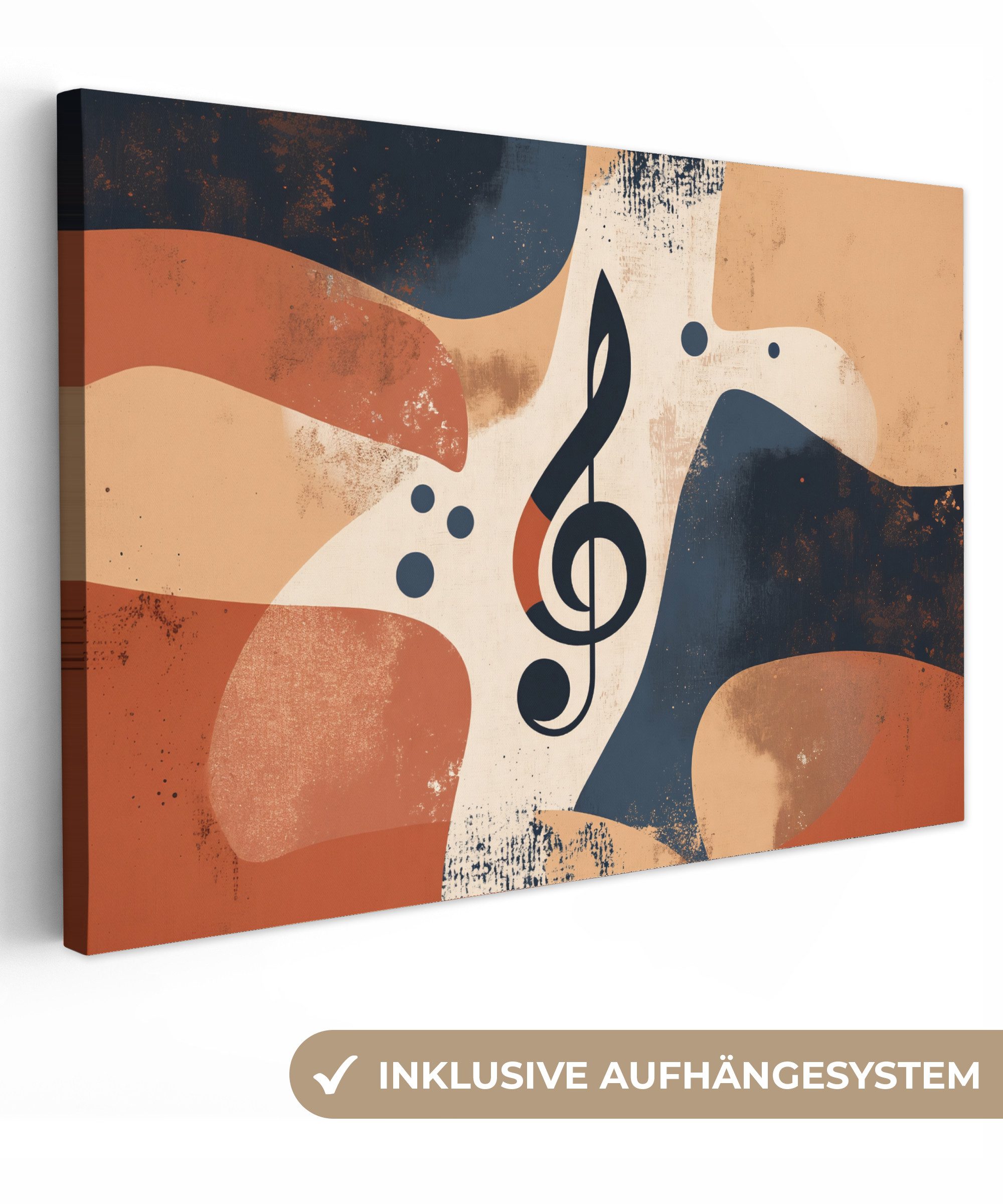 OneMillionCanvasses® Leinwandbild Tonart - G - günstig online kaufen
