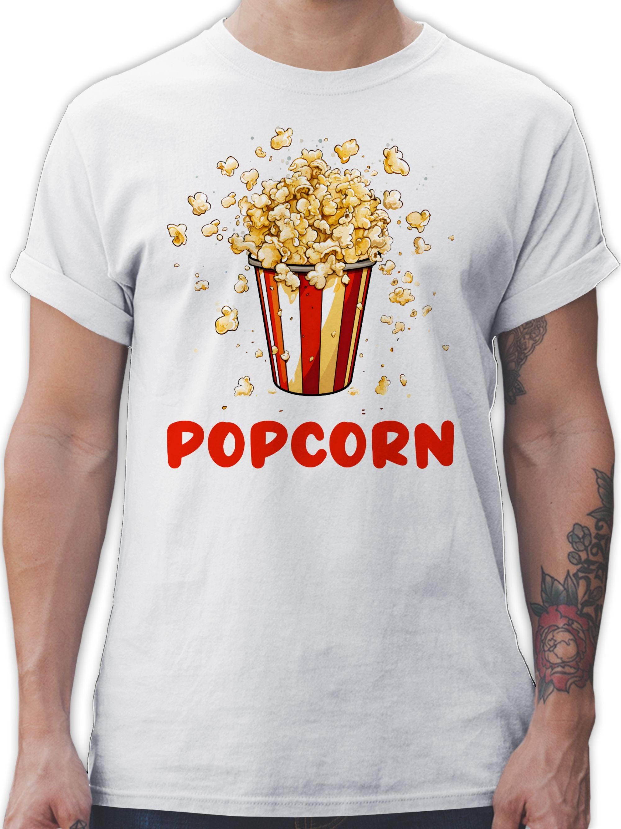 Shirtracer T-Shirt Popcorn Fan I Popcornverkleidung Karneval I Filmliebhabe günstig online kaufen