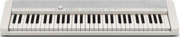CASIO Home-Keyboard Piano-Keyboard-Set CT-S1WESET (Set, inkl. Keyboardständer, Sustainpedal und Netzteil), ideal für Piano-Einsteiger und Klanggourmets;
