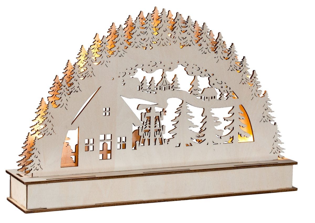 Lichterbogen Lichterbogen »Haus im Wald«.