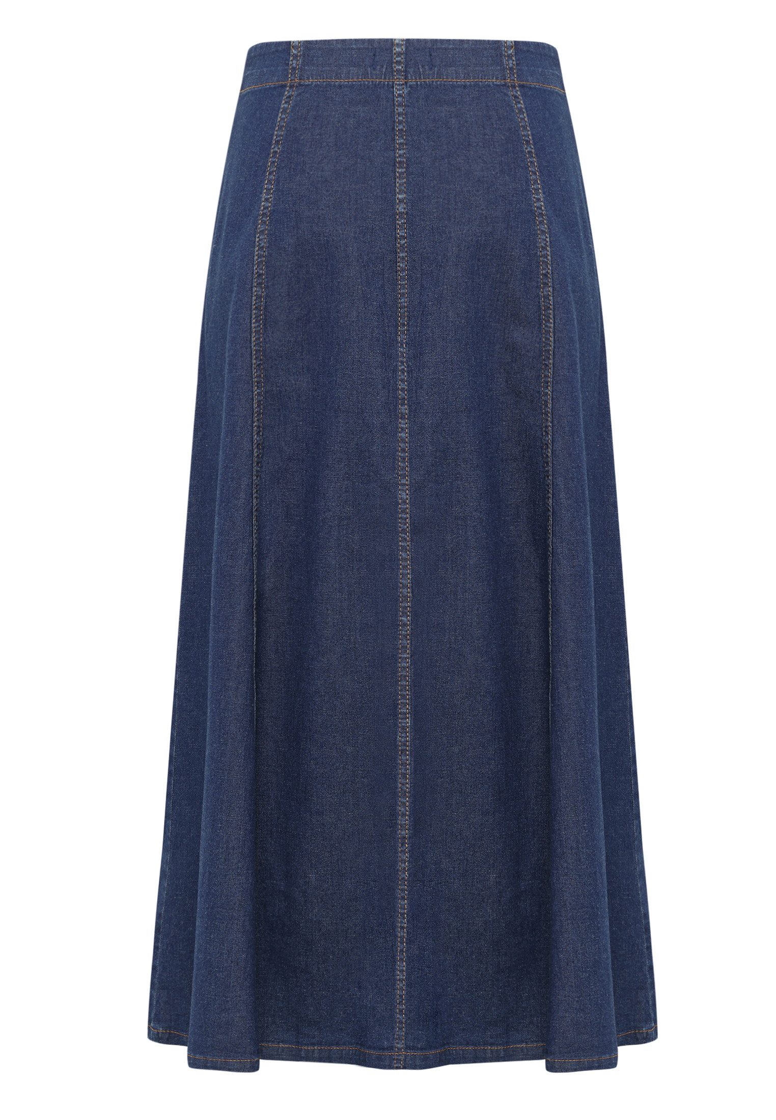 Zero Midirock Damen Maxi in A-Linie Plain/ohne Details