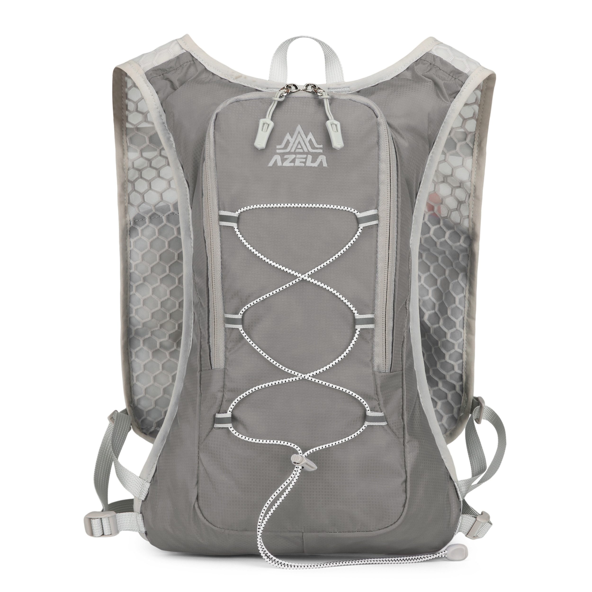 Maity Trinkrucksack 5L Laufweste Ultraleicht Wasserdicht Atmungsaktiv mit Reflektoren, Reflektierendes Design und ultraleicht