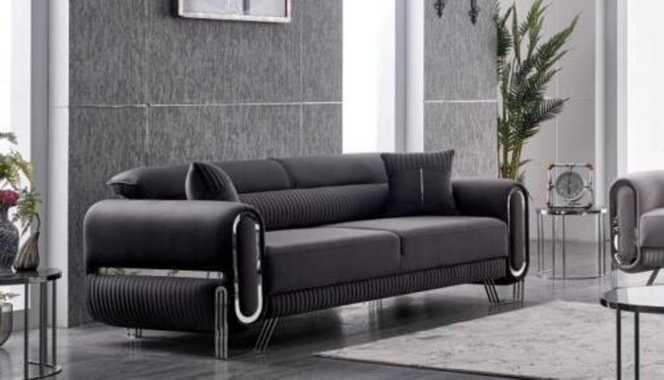 JVmoebel 3-Sitzer Sofa 3 Sitz Wohnzimmer Polster Textil Möbel Modern Couch 230cm, 1 Teile, Made in Europa