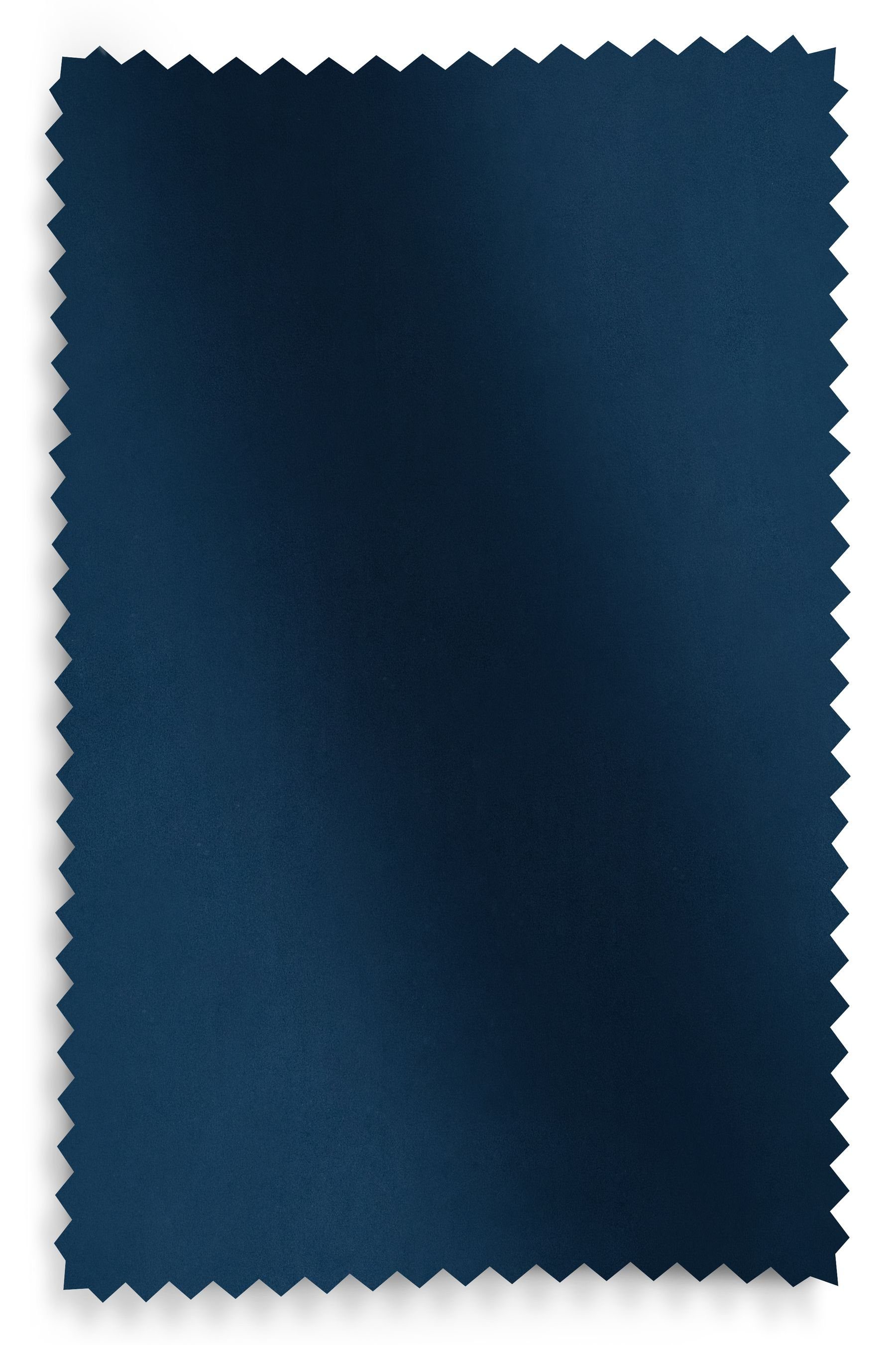 Vorhang St) Next, (2 Samt, Navy Thermo-Verdunklungsgardine, Bleistiftfalten, Blue