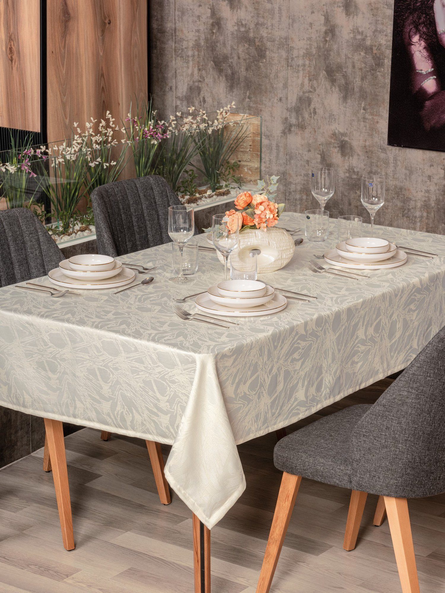 Hermia Concept Tischdecke 100% POLYESTER, 155 x 220 cm N4906 günstig online kaufen