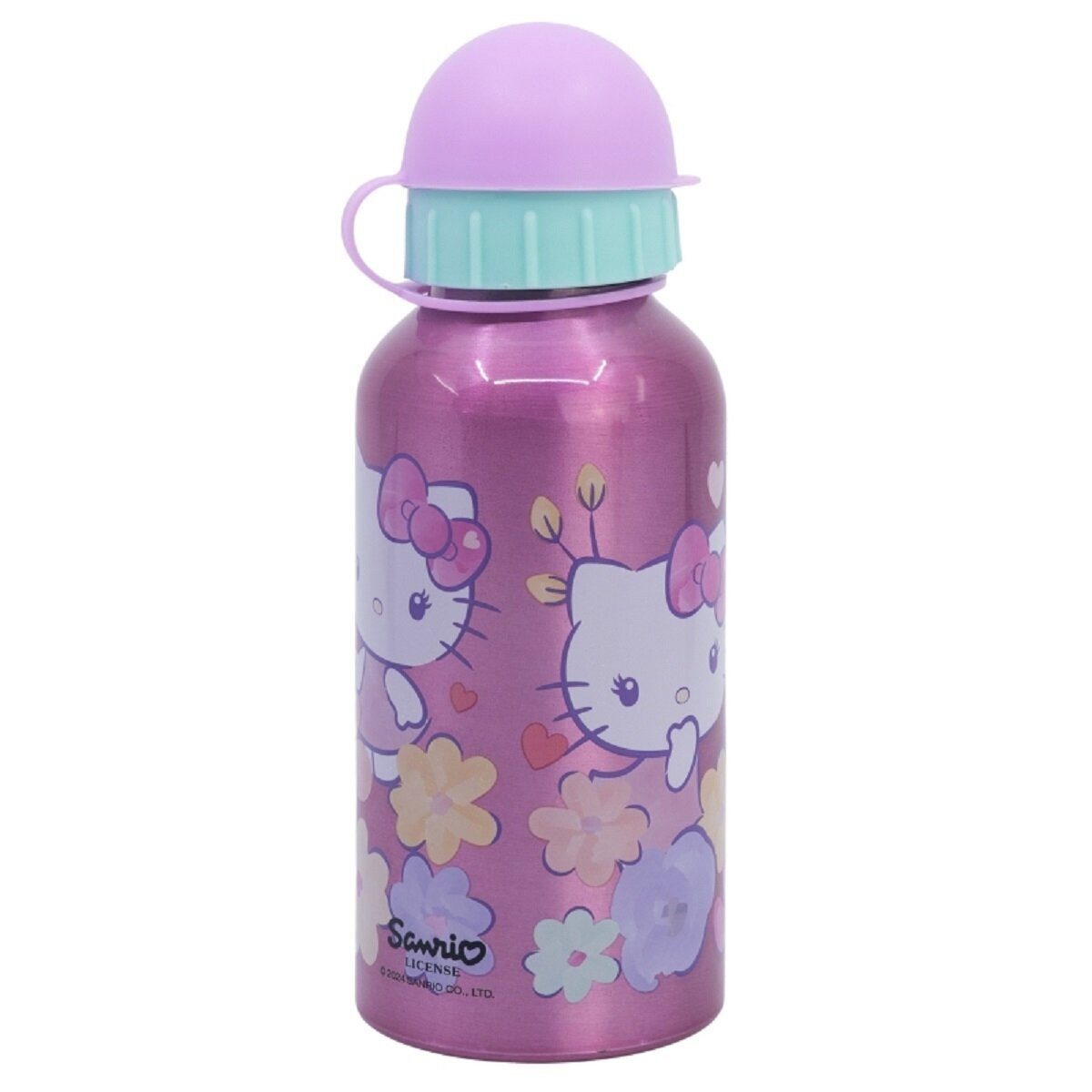Hello Kitty Trinkflasche Hello Kitty Aluminium Trinkflasche 400ml Kinderflasche