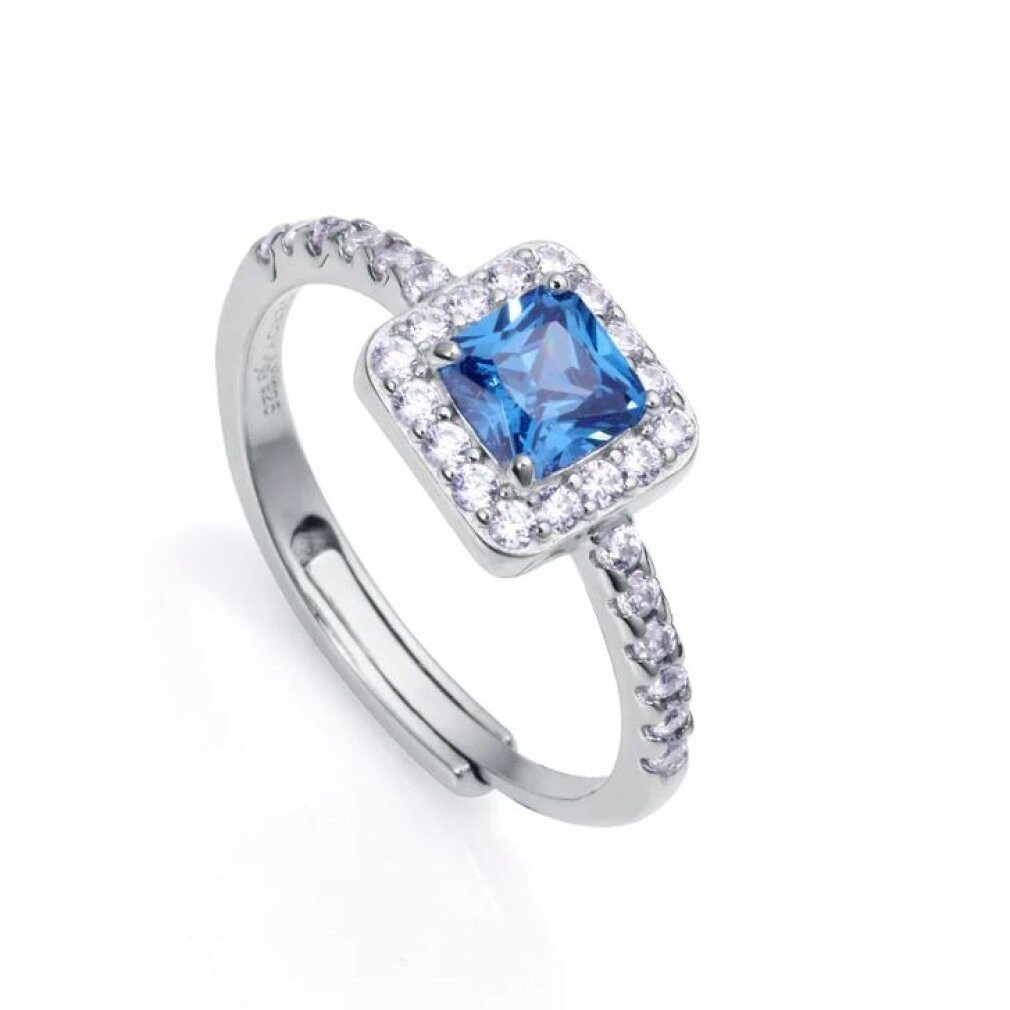 Viceroy Fingerring Eleganter Silberring mit Zirkonen Clasica 13154A013 55 mm