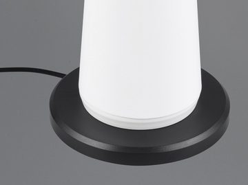 TRIO Leuchten LED Außen-Tischleuchte FUNGO, Dimmfunktion, USB-Ladefunktion, LED fest integriert, warmweiß - kaltweiß, Outdoor Akku Tischlampe inkl Ladestation USB-C, Lichtfarbe einstellbar