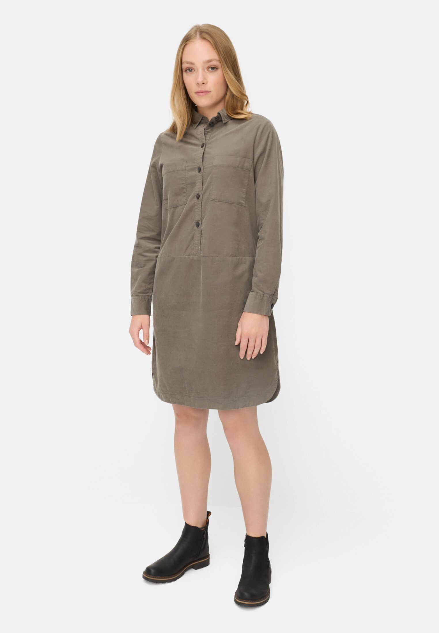 camel active Blusenkleid aus reiner Baumwolle Langarm (1-tlg)