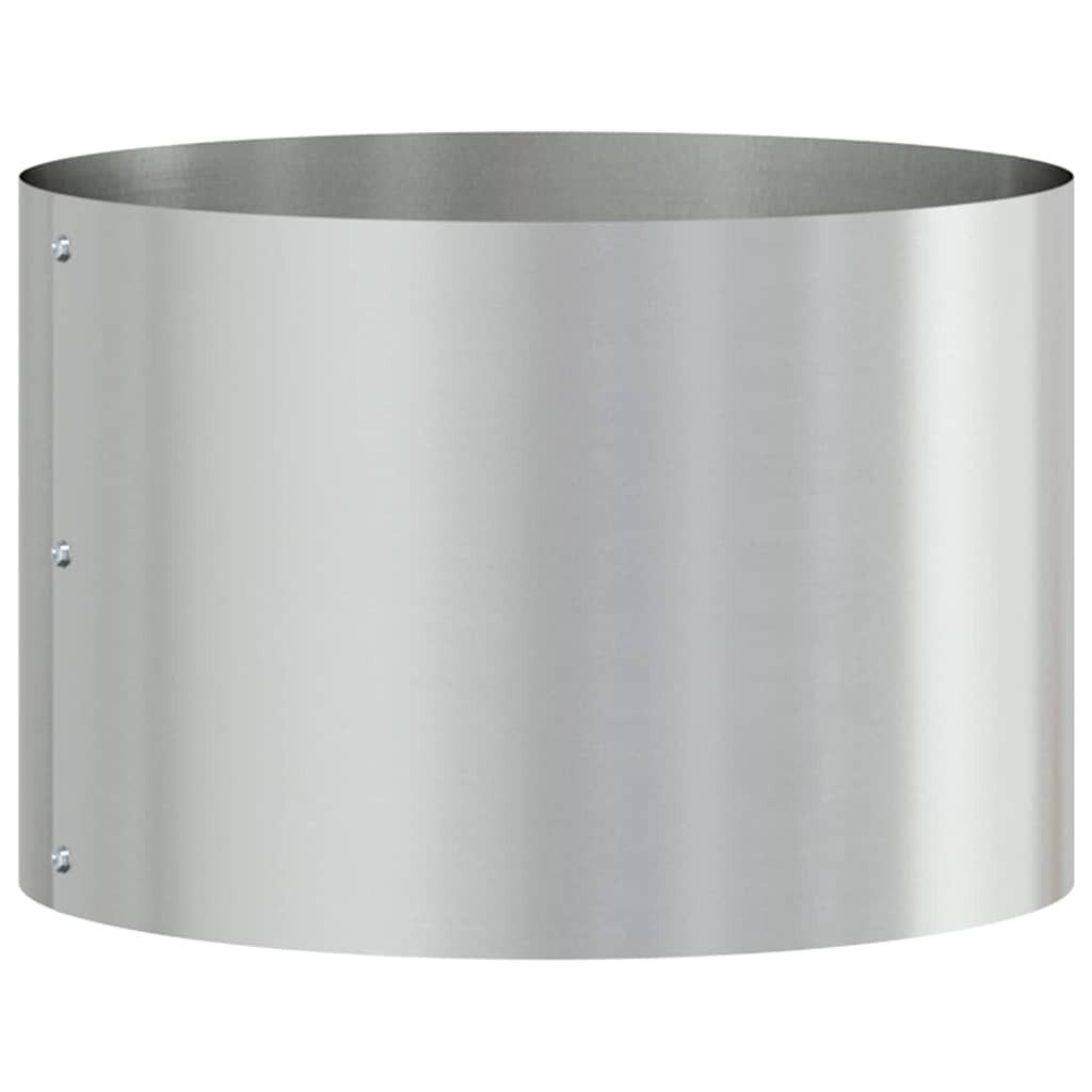 vidaXL Blumentopf Gartenblumentopf Silber 30 x günstig online kaufen