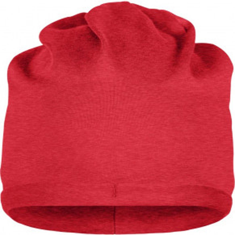 Beanie Melange Beanie Myrtle Bio organic Baumwoll Cotton Sommer Red Herbst Beach Carmine Leichter Mütze