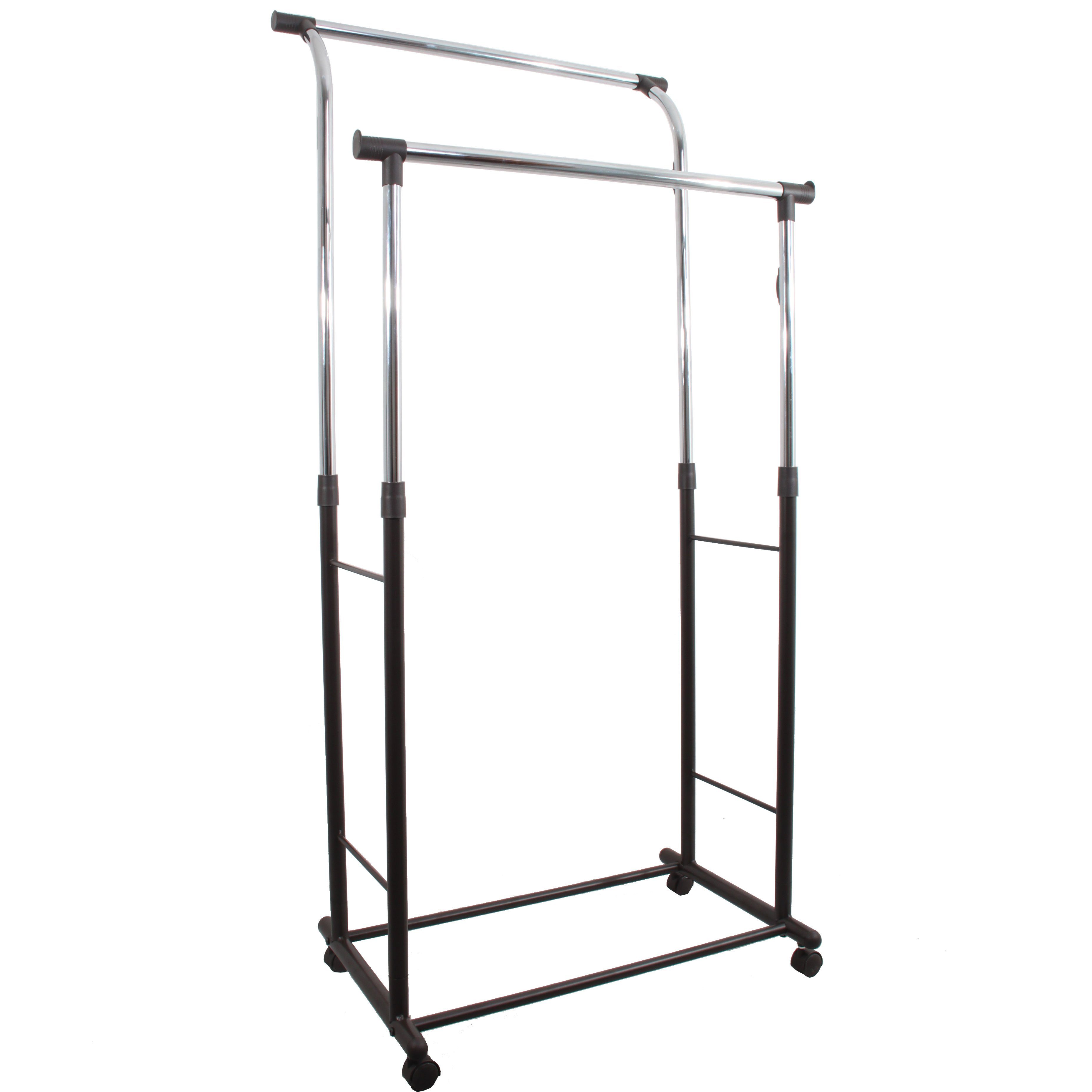 GERSO Kleiderständer Innovativer Doppel-Kleiderständer 80 cm Breite - leicht und robust