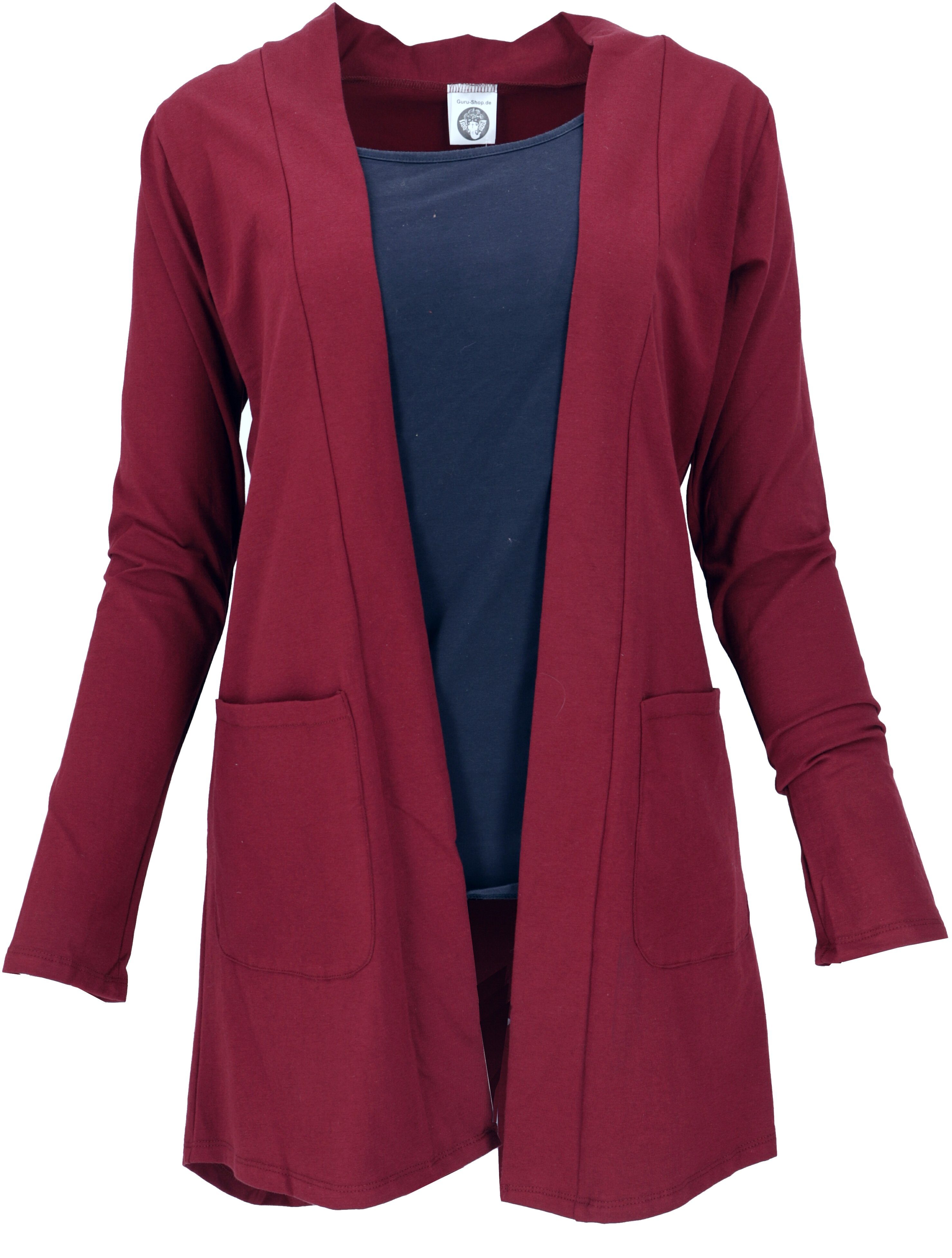 Guru-Shop Langjacke Offener Cardigan, lange Jacke günstig online kaufen
