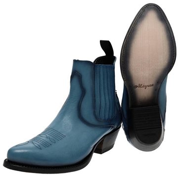 Mayura Boots 2487 Marilyn Azul Damen Westernstiefelett Blau Stiefelette