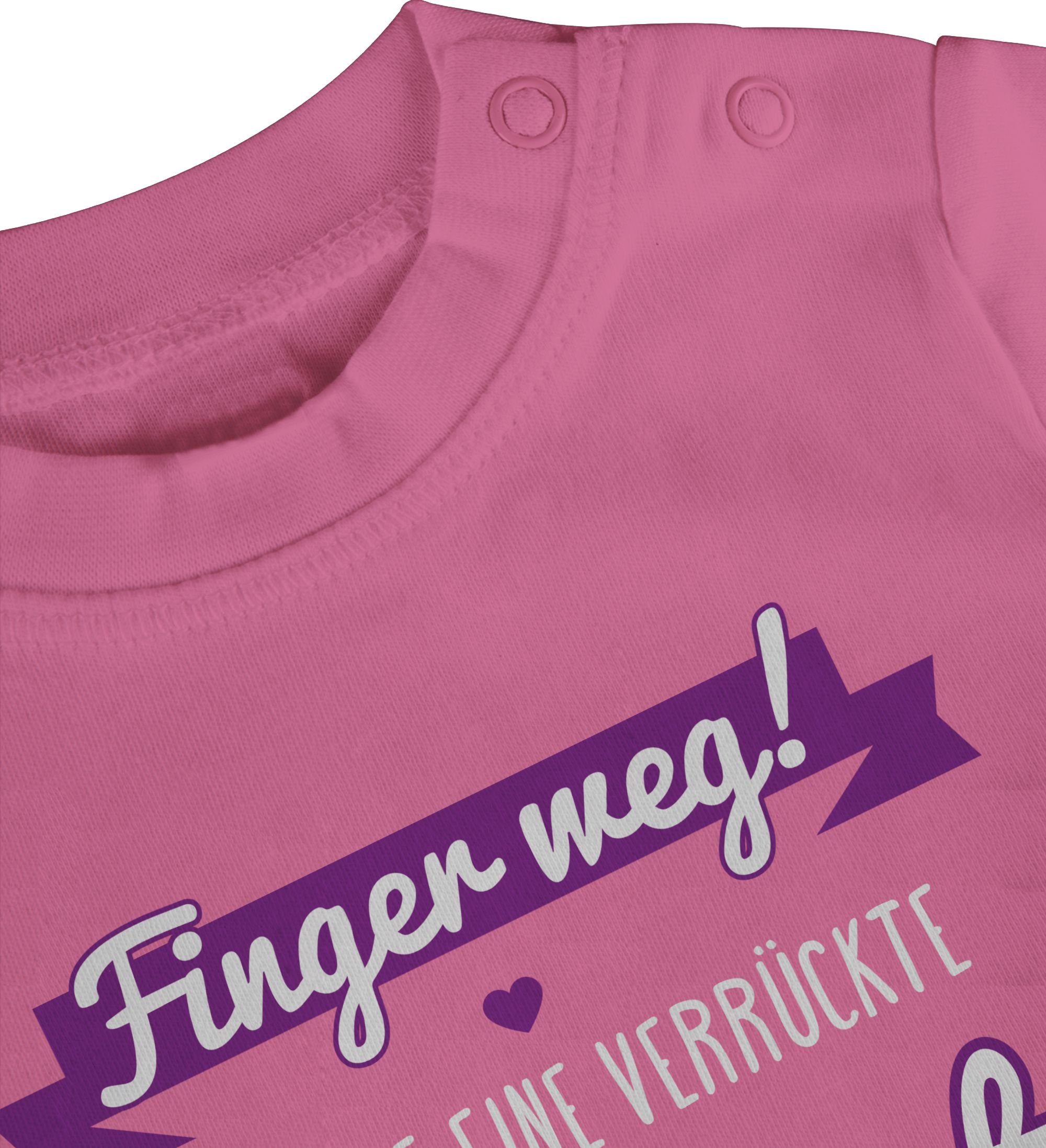 T-Shirt verrückte Ich Pink Patentante Baby Shirtracer Geschenk 1 habe - eine Patentante
