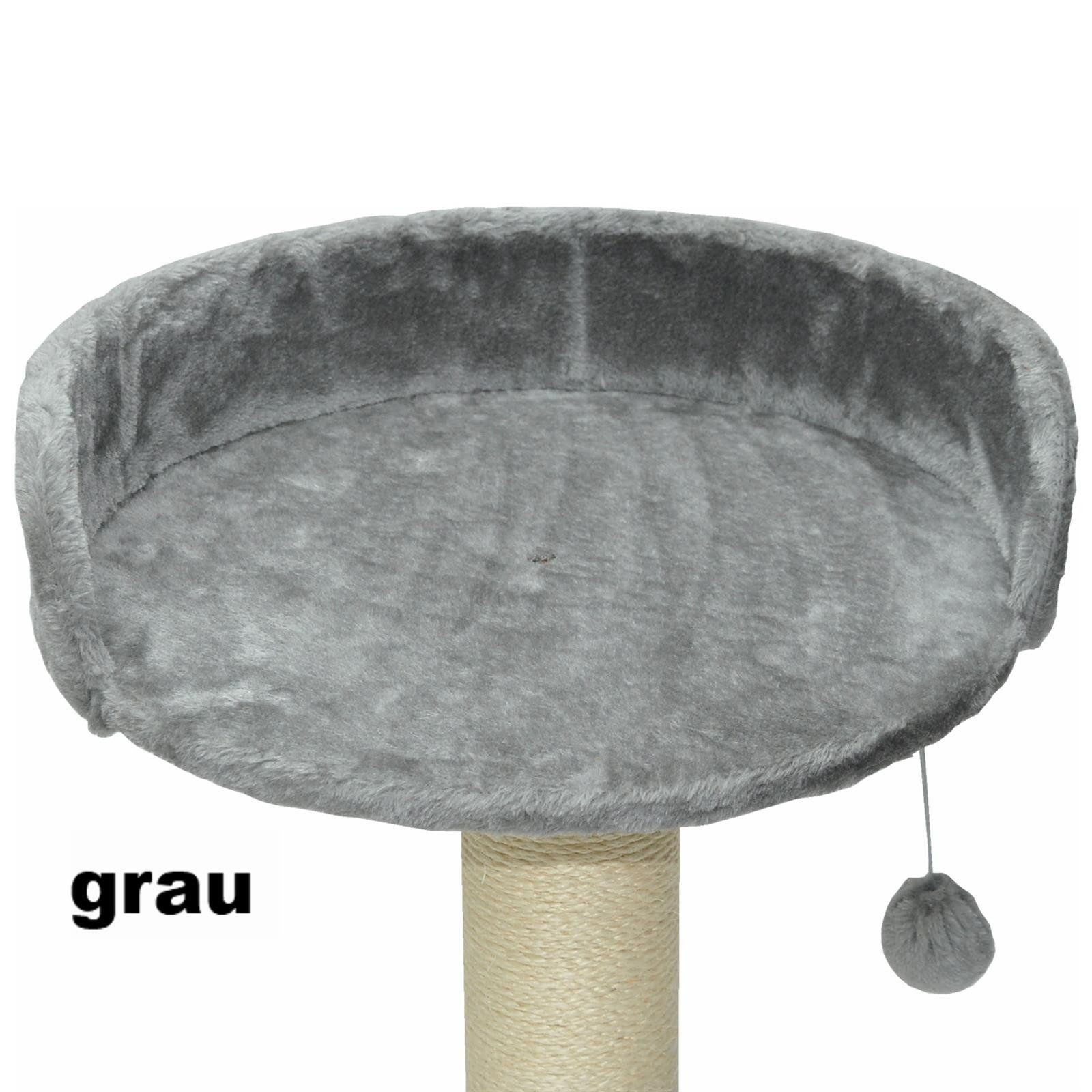 nanook Ersatz-Kratzbaumstamm Sitzplatz Liegemulde Topseat für Niklas Ø 46 cm hellgrau