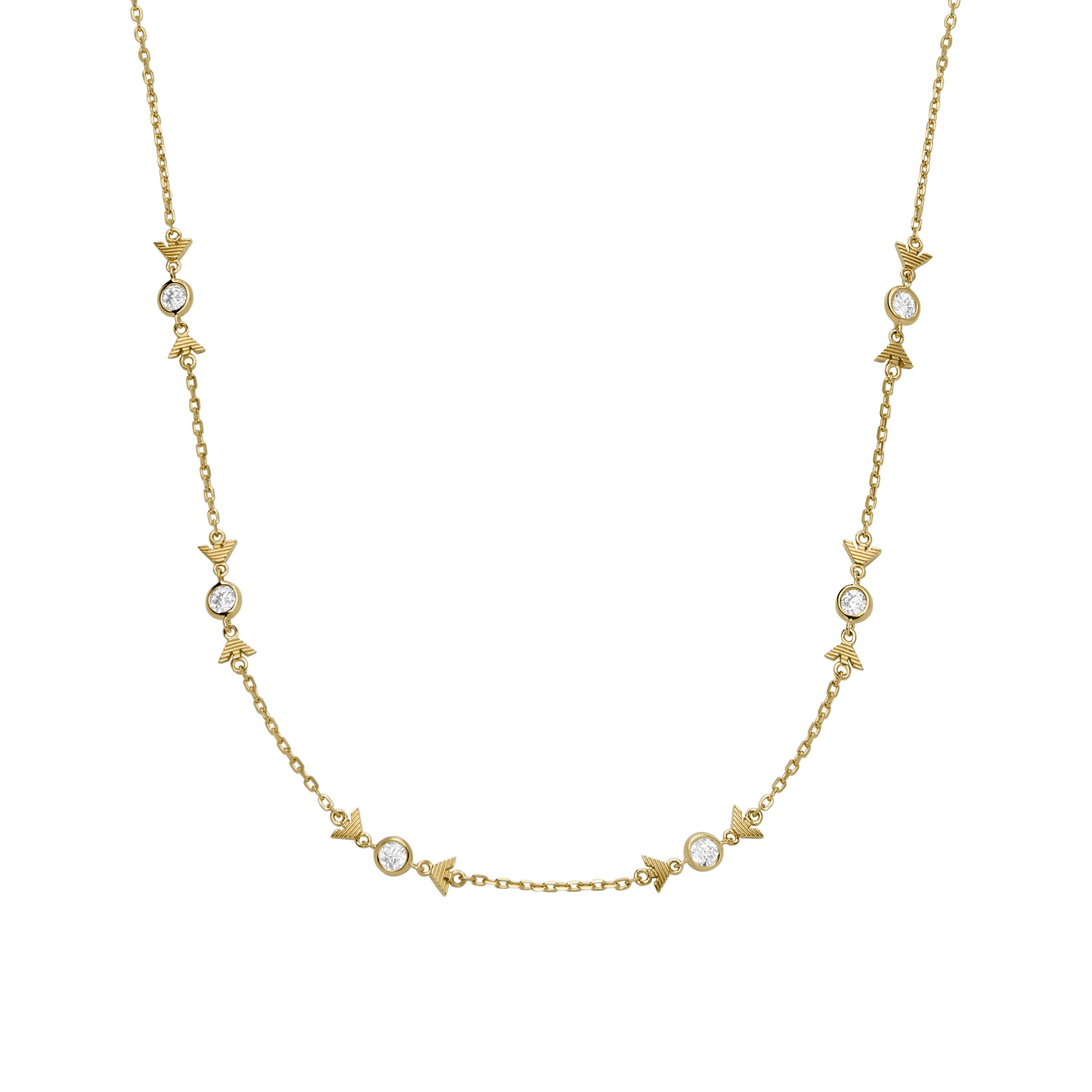 Emporio Armani Kette ohne Anhänger Schmuck Geschenk Silber 925 Halsschmuck, günstig online kaufen