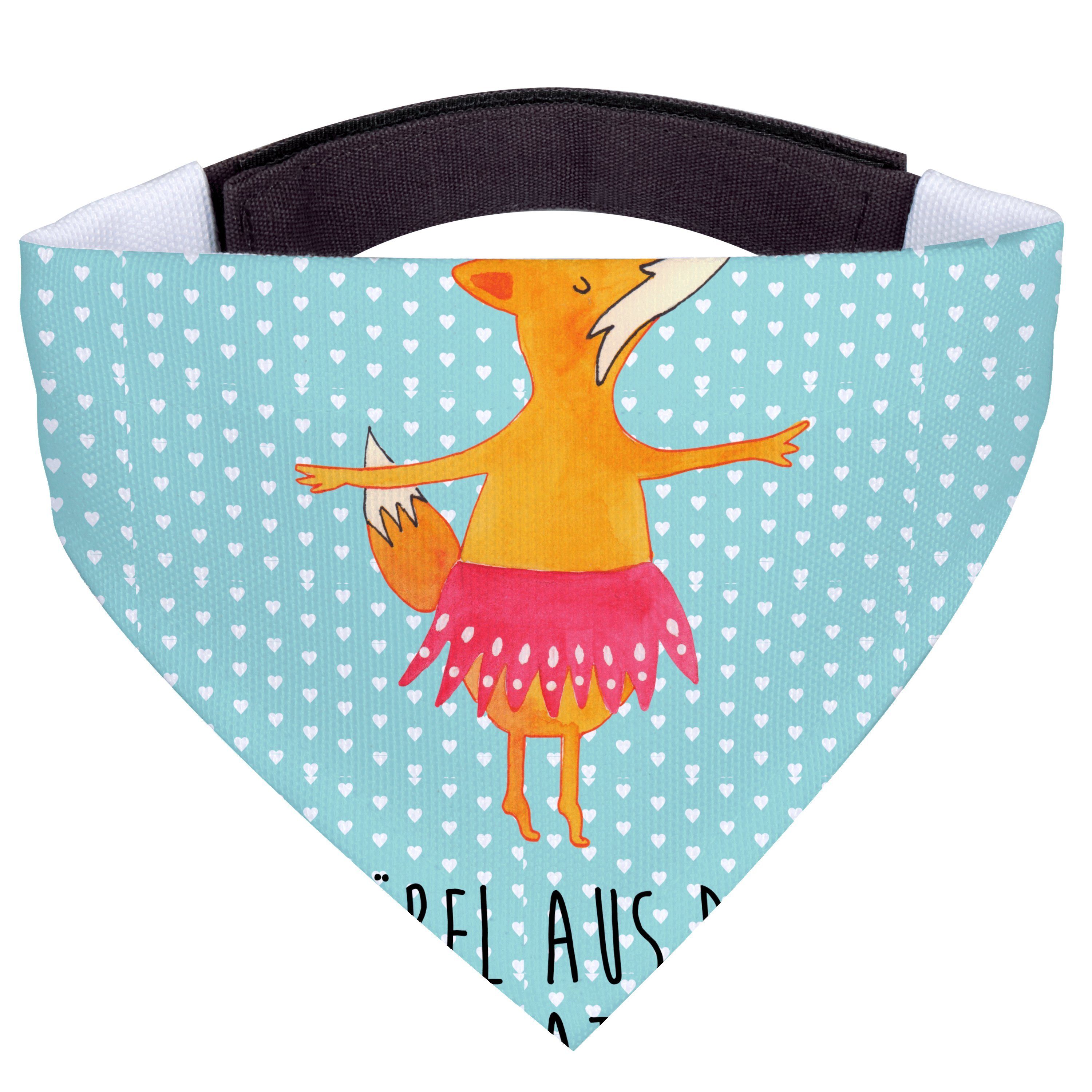 Mr. & Mrs. Panda Hundefliege Fuchs Ballerina, Bandana, Türkis Pastell, Ballerina, Hunde Bandana, P, Polyester, Fuchs Hundetuch Hunde Schal