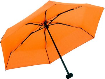 EuroSCHIRM® Taschenregenschirm Dainty, orange, extra flach und kurz