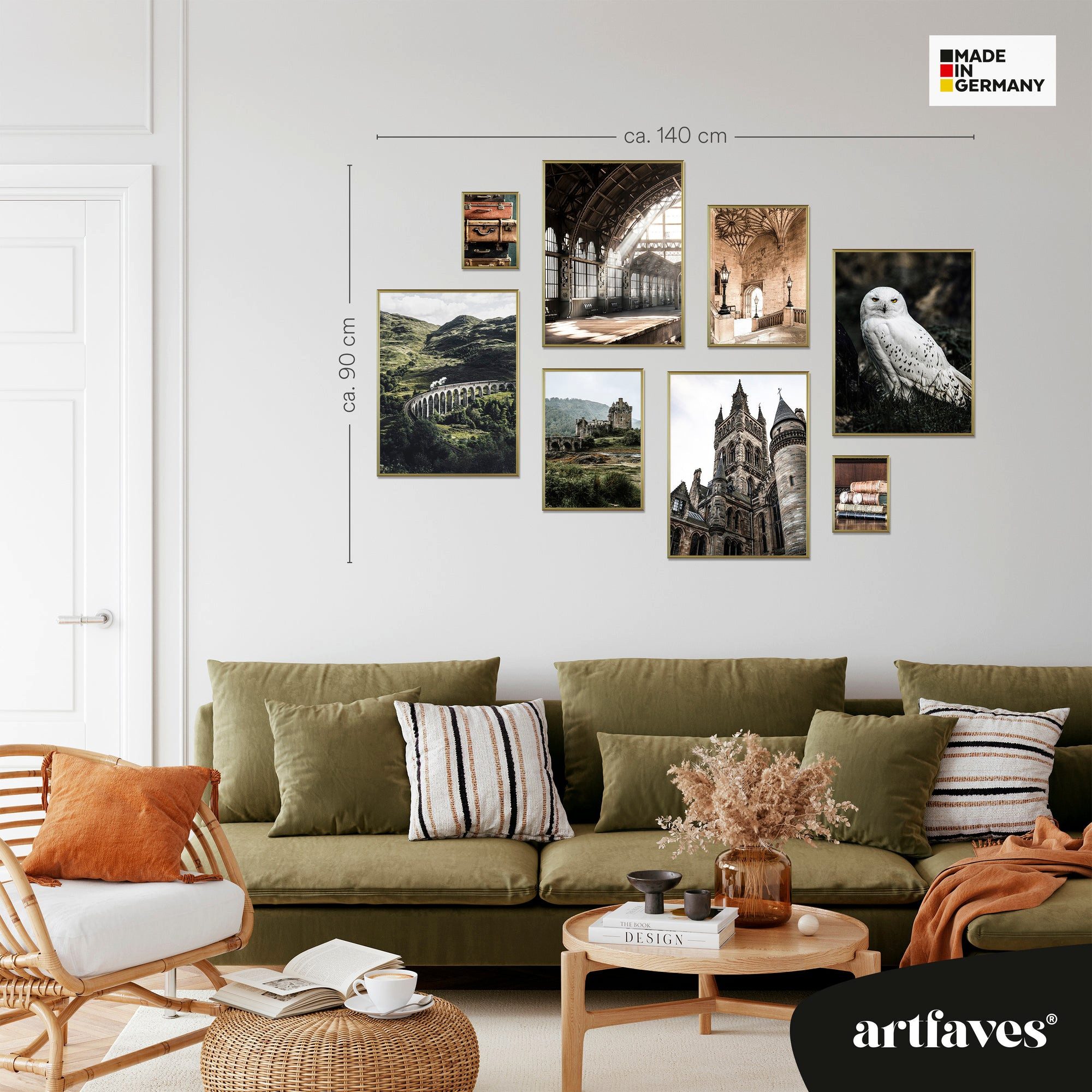 ARTFAVES Bilder-Collage Poster Set - POTTERHEAD günstig online kaufen
