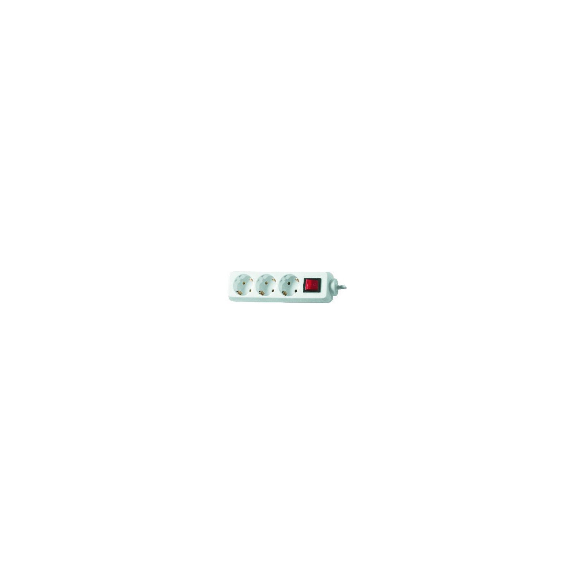 REV REV Tischsteckdose 3fl., 5KS Sch, sw, 1,4 m Steckdosenleiste