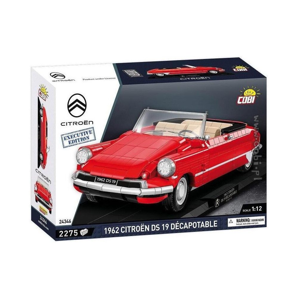COBI 1962 Citroen DS 19 Convertible Konstruktionsspielzeug. Konstruktions-Spielset