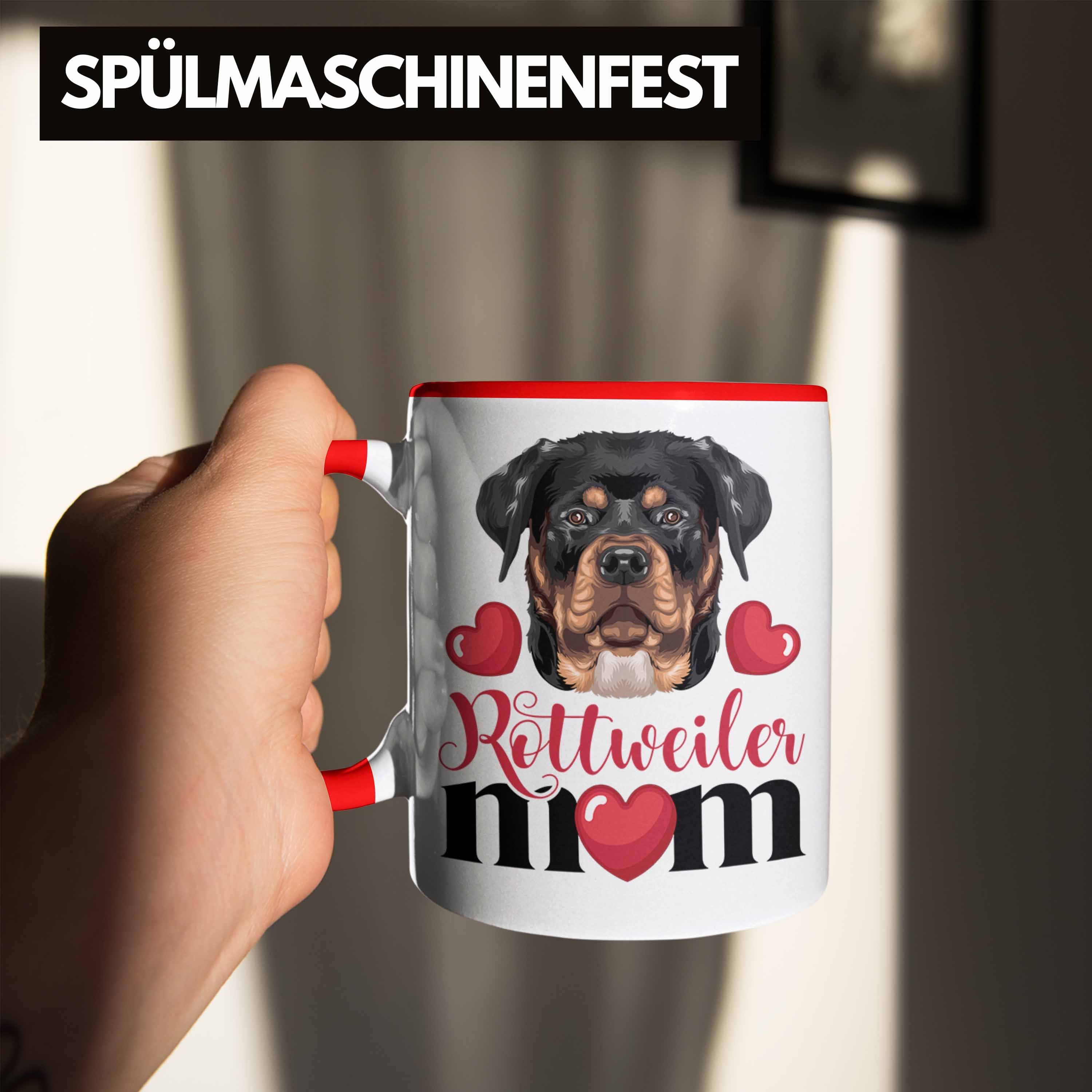 Rottweiler Lustiger Mom Geschenkid Mama Geschenk Tasse Besitzer Spruch Trendation Tasse