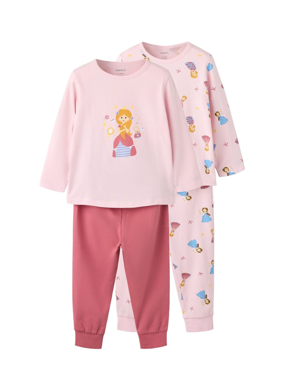 Name It Schlafanzug Nmfnightset 2P Princess