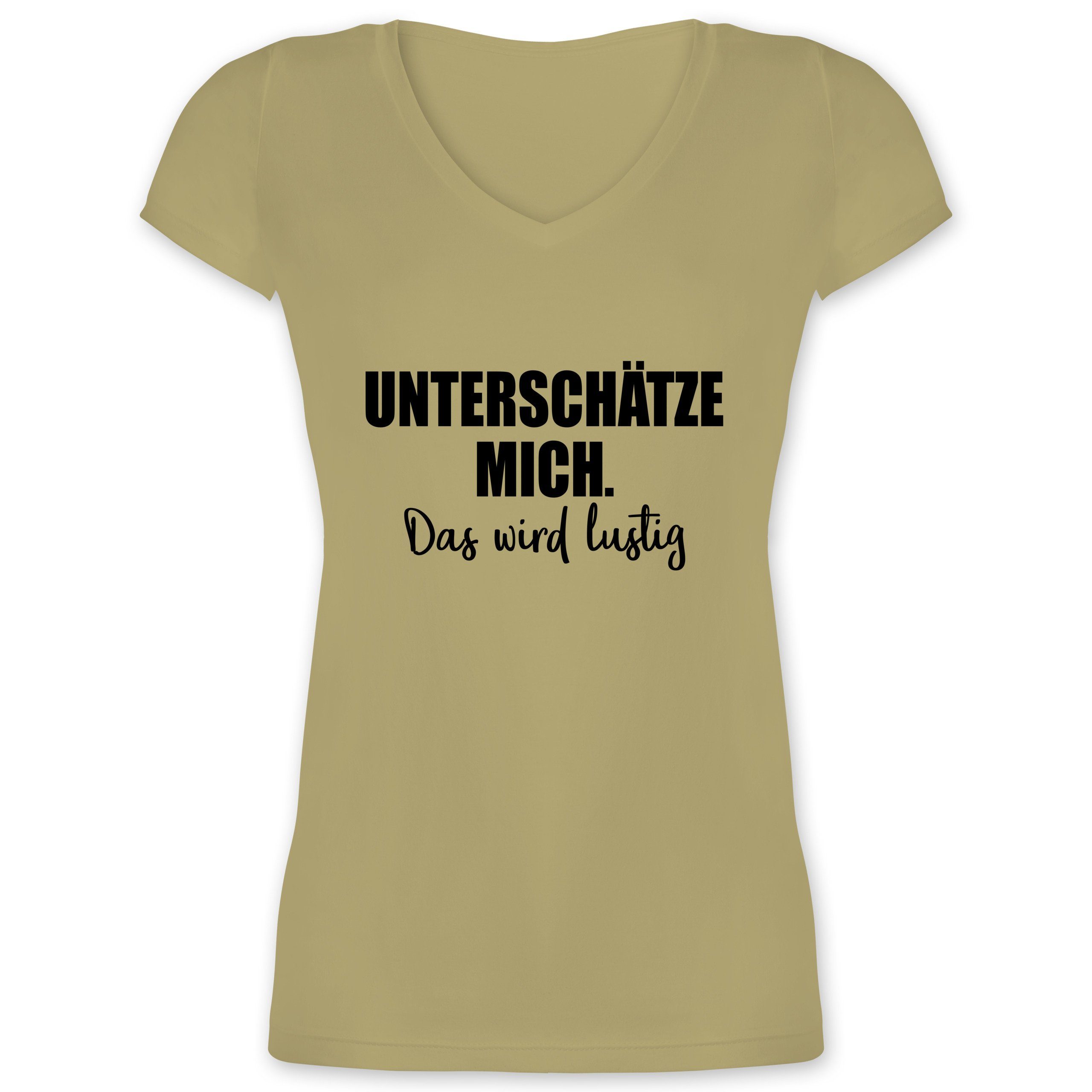 Shirtracer TShirt »Unterschätze mich. Das wird lustig Tasse mit