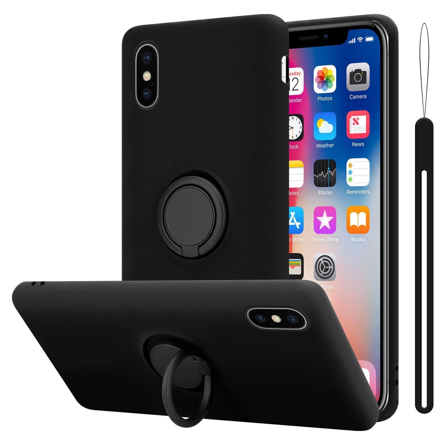 Cadorabo Handyhülle für iPhone X / XS Hülle Apple iPhone X / XS, Robustes Hard Case - Handy Schutzhülle - Hülle - Back Cover Bumper