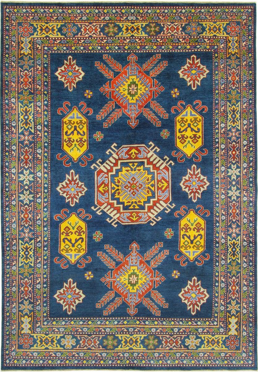 Orientteppich Kazak 209x301 Handgeknüpfter Orientteppich, Nain Trading, rechteckig, Höhe: 5 mm