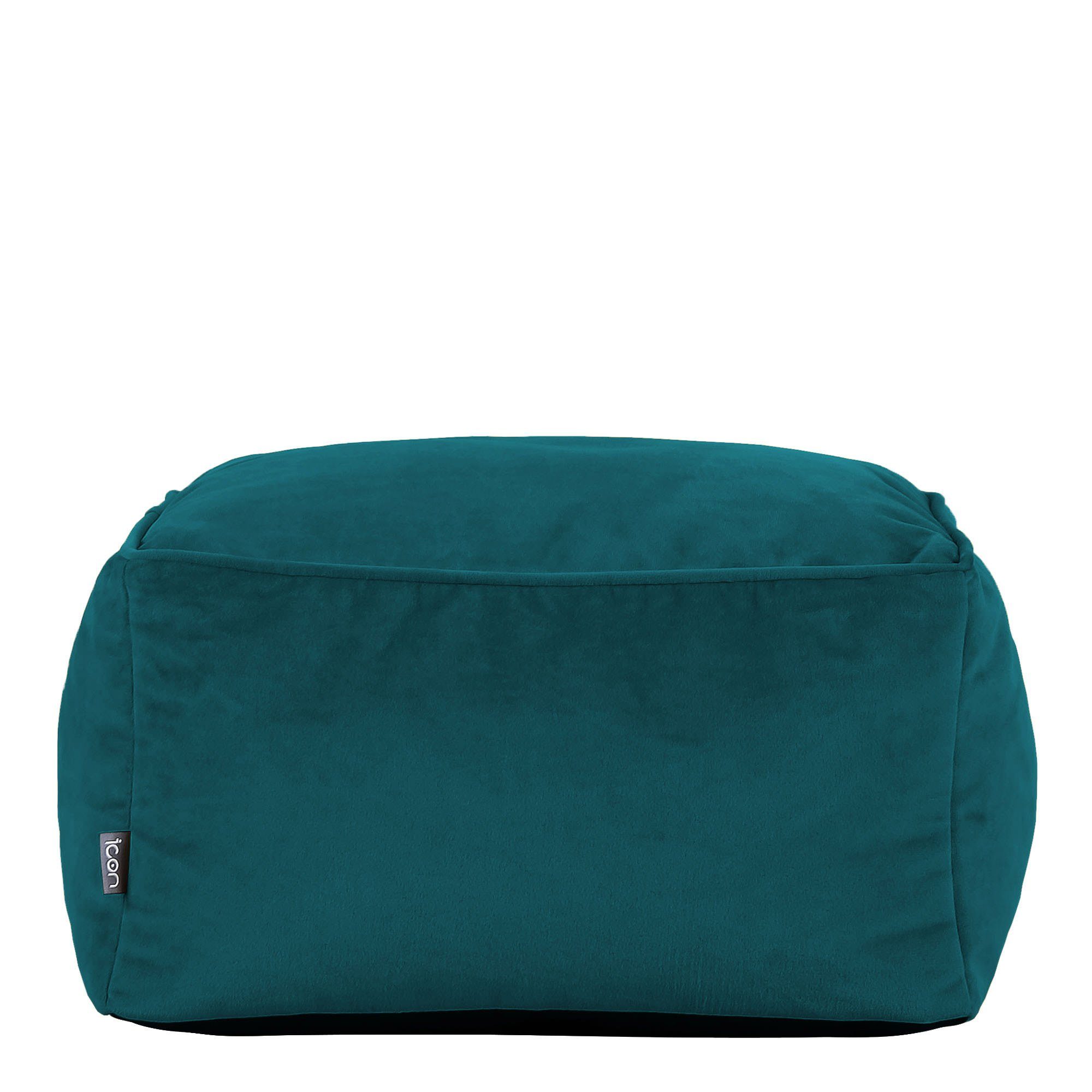 icon Pouf Sitzpouf aus Plüschsamt „Amara“ günstig online kaufen