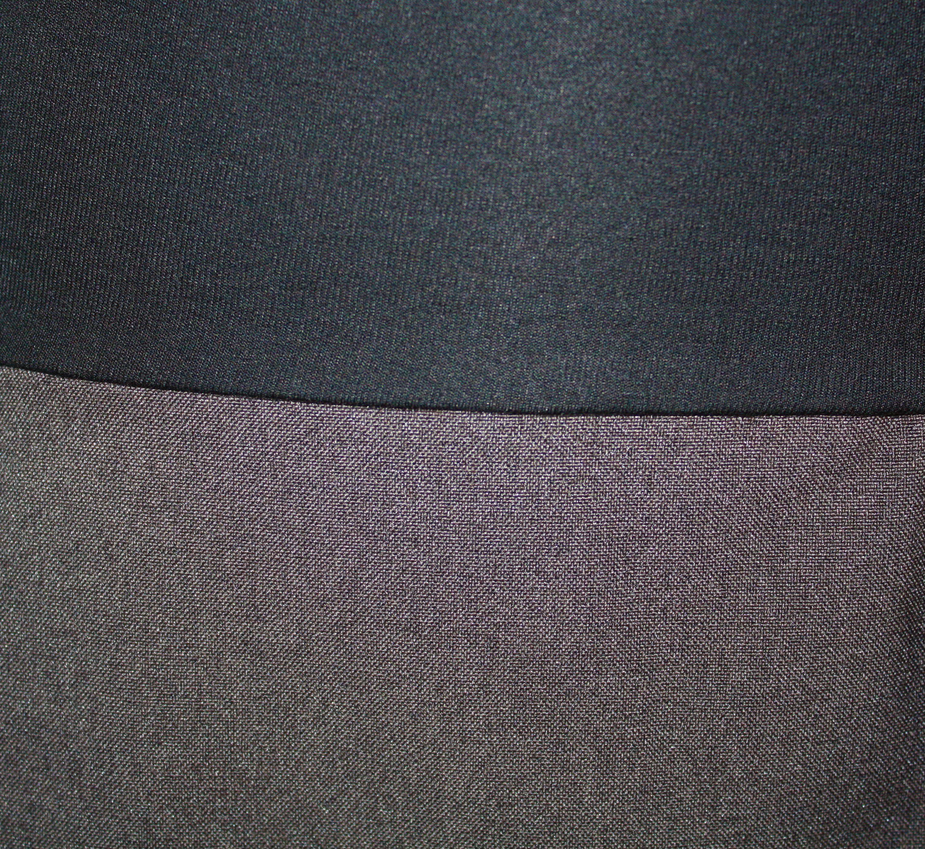 Ballonrock Ecru meliert Grau 65cm Grau Bund dunkle Schwarz Braun elastischer design