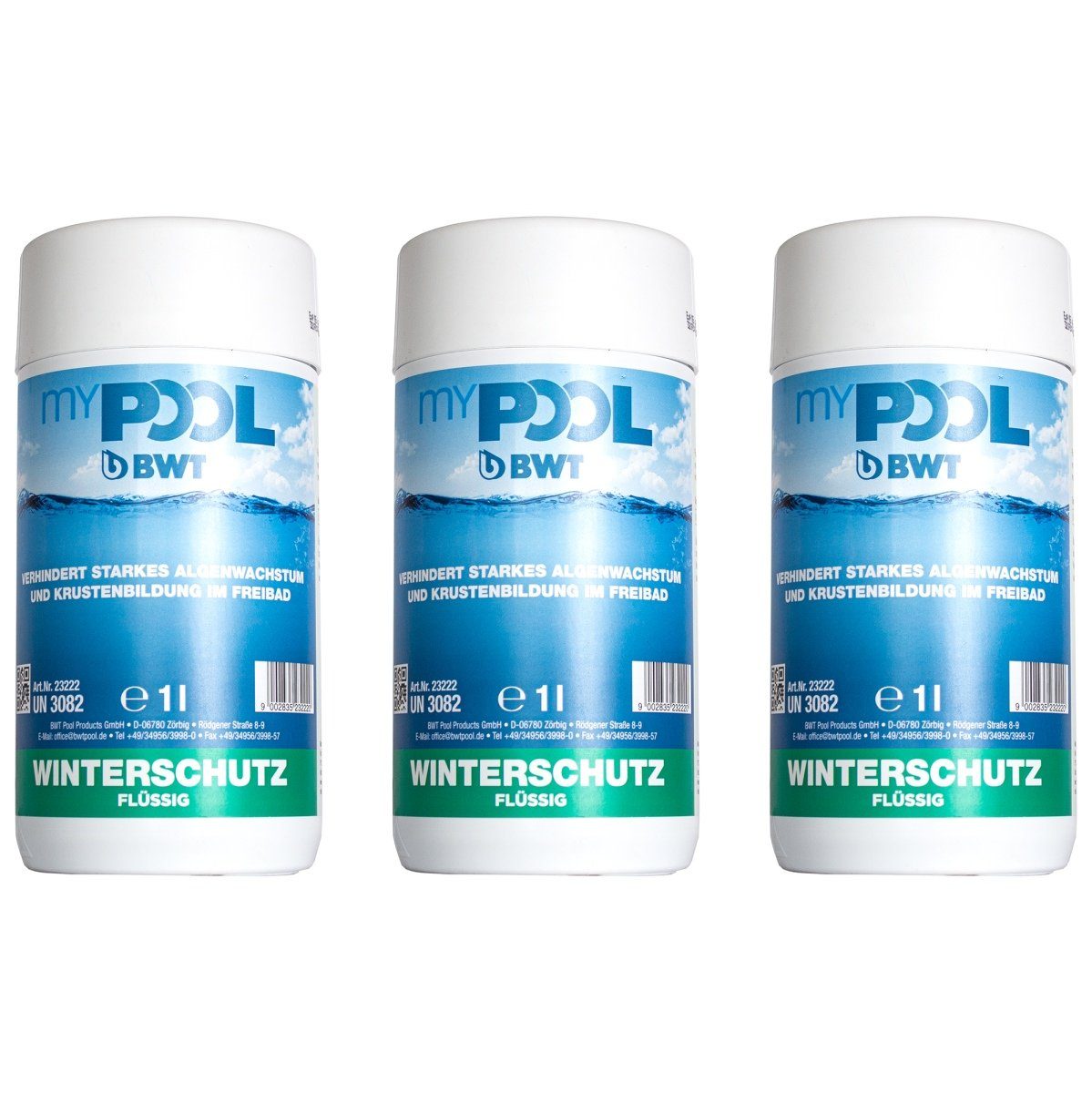 Well2wellness Invernizzante Per Piscina 3L – Antialghe Concentrato Per Conservazione Invernale, Senza Fosfati