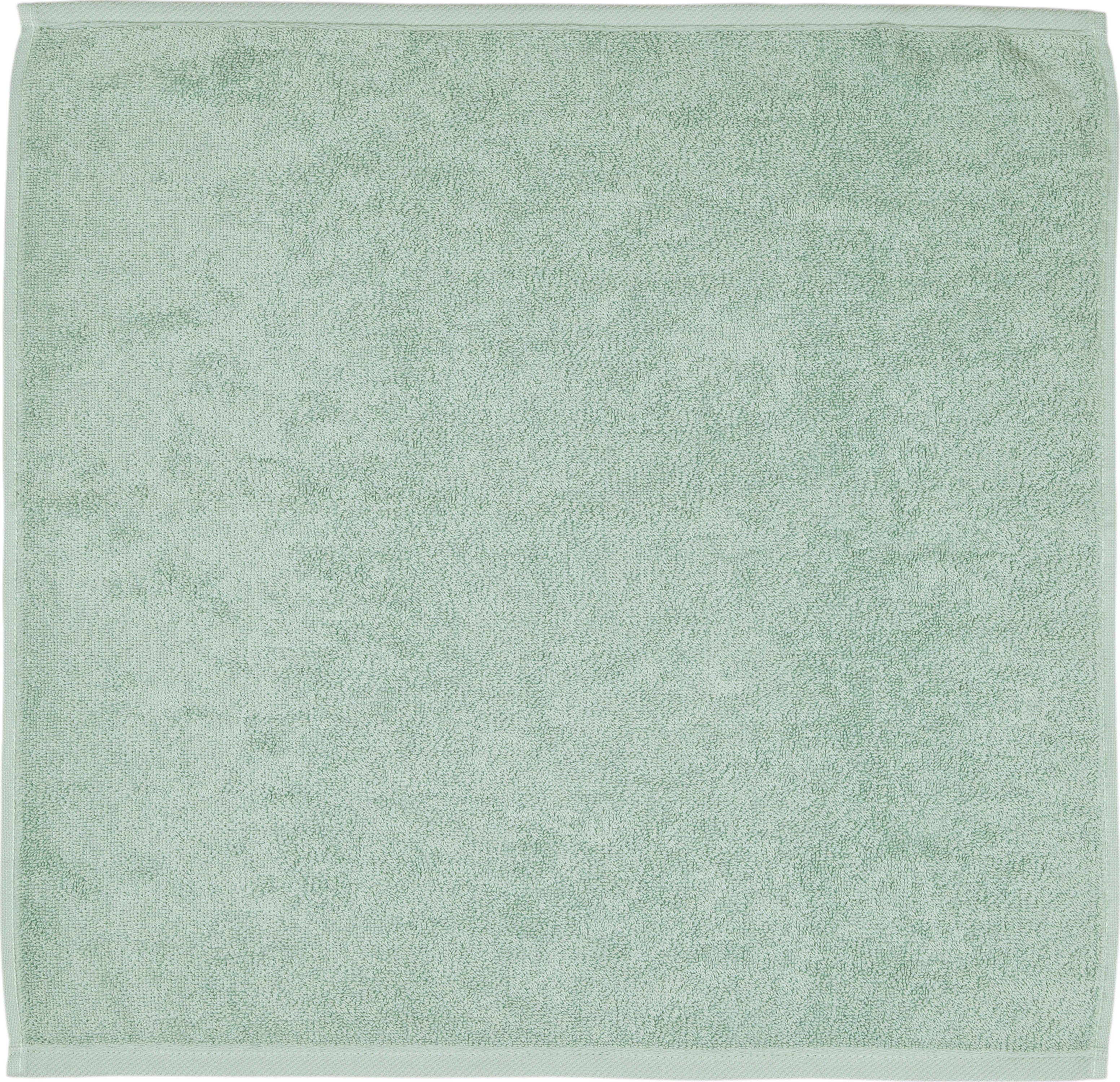 Baumwolle, Küchenhelfer Geschirrtuch 2-tlg), (Set, aus ROSS Küchen-Frottiertuch, vielseitig 100% 50x50 unifarben Jade einsetzbarer cm,