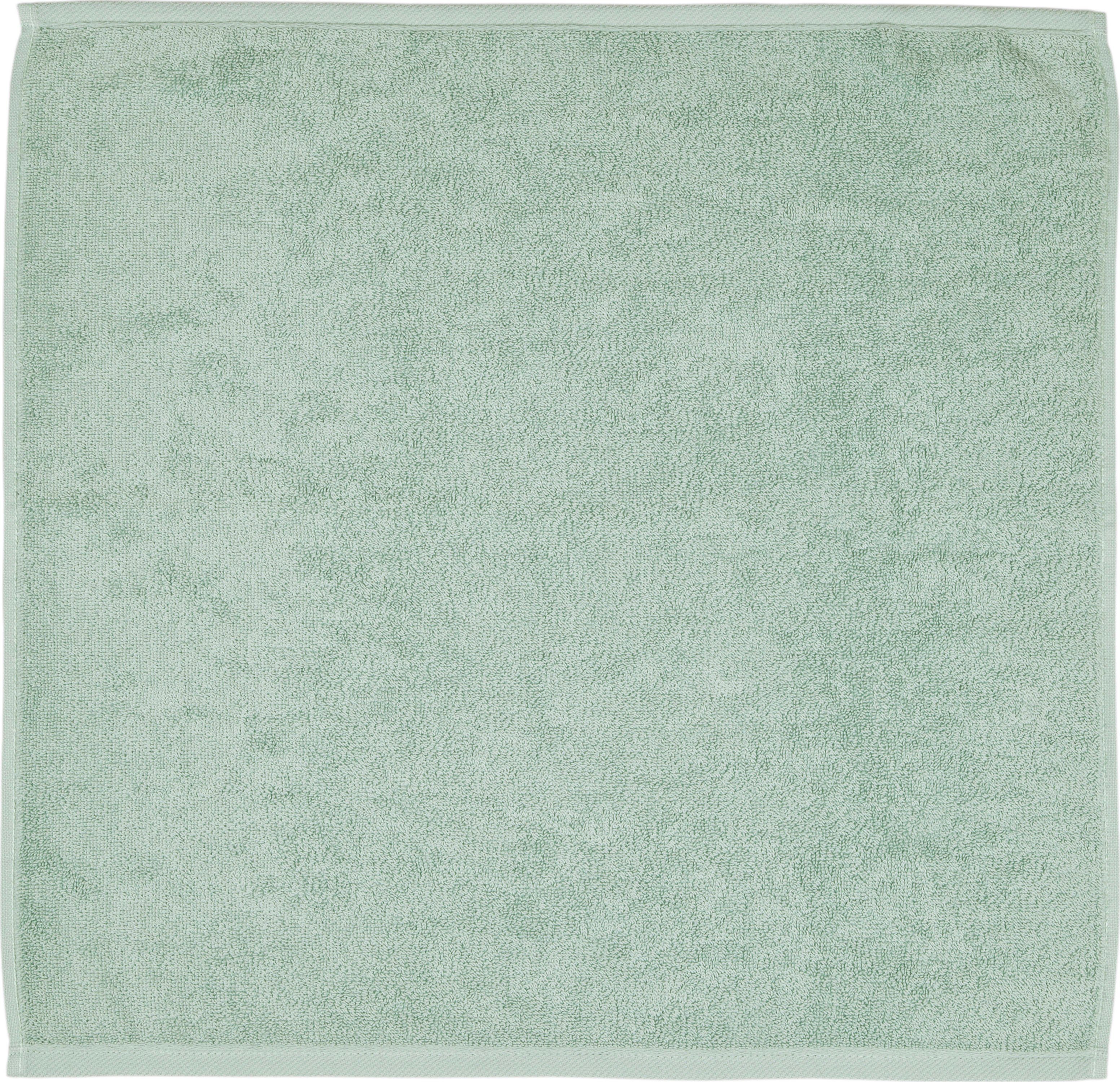 ROSS Geschirrtuch Küchen-Frottiertuch, 50x50 Küchenhelfer aus cm, vielseitig 2-tlg), (Set, Jade unifarben einsetzbarer Baumwolle, 100