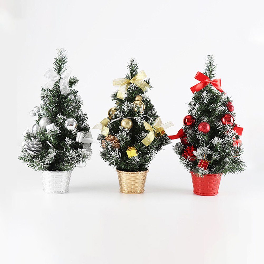 Stilvoll, Mini-Weihnachtsbaum, Weihnachtsbaum gold 40 Blusmart Cm, Lichtern, Weihnachtsbaum Mit Künstlicher Deko-Licht, Künstlicher Leicht,