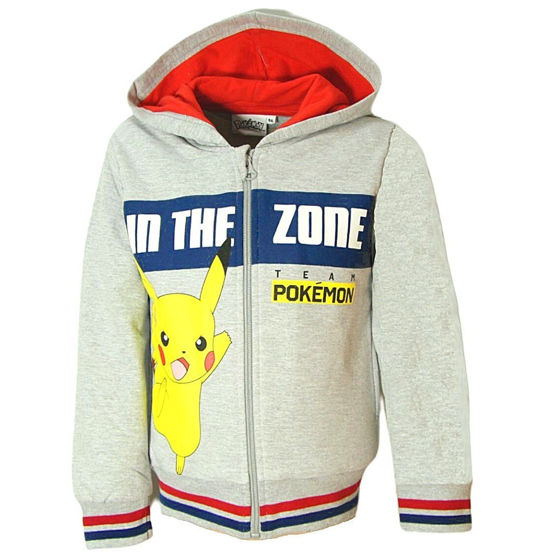 POKÉMON Sweatjacke »Pikachu in the zone« Jungen Kapuzenjacke Hoodie mit  Reißverschluss Gr.116-152 cm online kaufen | OTTO
