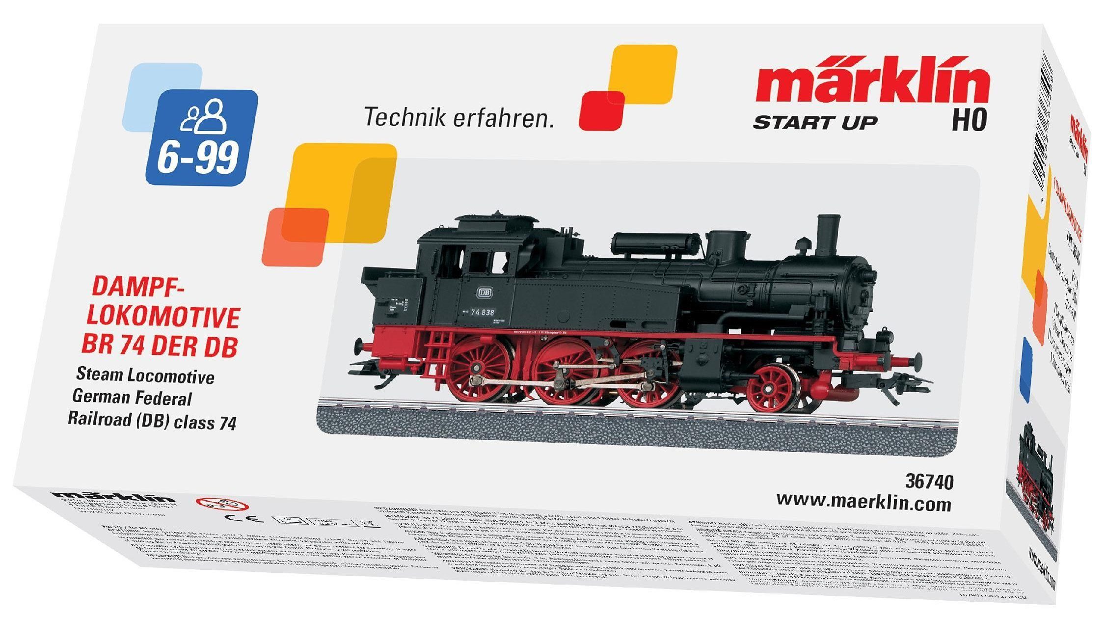Märklin Tenderlokomotive Märklin Start up - BR 74, DB - Wechselstrom - 36740, Spur H0