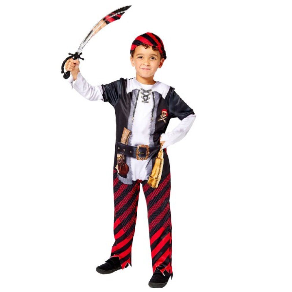 Kostüm 9910098 Nachhaltiges Piratenjunge Woche Faschingskostüm (8-10 Jahre)