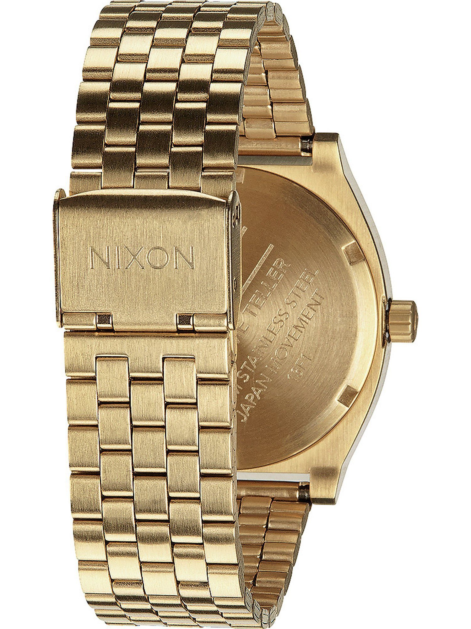 Nixon Quarzuhr Nixon Quarz gold/grün Analog Uhren